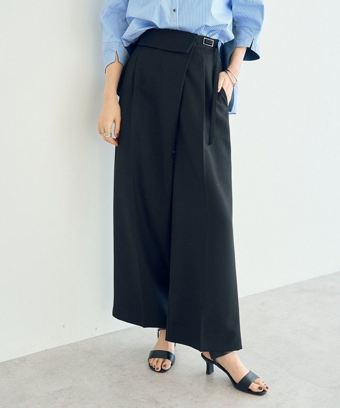 【イェッカ ヴェッカ/YECCA VECCA】のラペルデザインワイドパンツ インテリア・キッズ・メンズ・レディースファッション・服の通販 founy(ファニー) https://founy.com/ ファッション Fashion レディースファッション WOMEN パンツ Pants おすすめ Recommend アシンメトリー Asymmetry シンプル Simple フロント Front ポケット Pocket ロング Long ワイド Wide エレガント 上品 Elegant 夏 Summer 春 Spring S/S・春夏 Ss・Spring/Summer |ID: prp329100004506840 ipo3291000000031986496