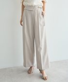 【イェッカ ヴェッカ/YECCA VECCA】のラペルデザインワイドパンツ Light Beige|ID: prp329100004506840 ipo3291000000031986498