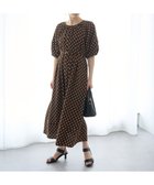 【イェッカ ヴェッカ/YECCA VECCA】のベルト付きタックデザインワンピース Dot|ID: prp329100004506848 ipo3291000000031879438