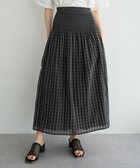 【イェッカ ヴェッカ/YECCA VECCA】のリバーシブルチェックフレアスカート Charcoal Gray|ID: prp329100004506850 ipo3291000000031812823
