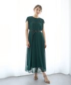 【イェッカ ヴェッカ/YECCA VECCA】のベルト付きチュールワンピース Green|ID: prp329100004506855 ipo3291000000031812864
