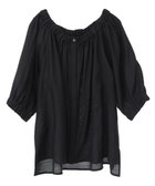 【イェッカ ヴェッカ/YECCA VECCA】の2wayギャザーブラウス Black|ID: prp329100004506856 ipo3291000000031812870