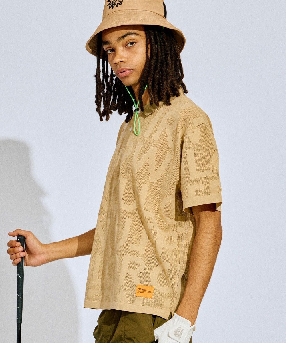 【ピーダブリュサーキュラス/PW CIRCULUS】の【手洗い可能】【UNISEX】ニットメッシュポロ ゴルフ インテリア・キッズ・メンズ・レディースファッション・服の通販 founy(ファニー) ファッション Fashion レディースファッション Fashion for Women トップス・カットソー Cut & Sew Tops ニット Knit Tops & Sweaters インナー Innerwear 春 Spring 軽量 Lightweight, Ultra Light セーター Sweater, Knitwear ユニセックス Unisex, Genderless S/S・春夏 SS, Spring/Summer, Warm Season 夏 Summer ゴルフ Golf ベージュ系|ID: prp329100004506861 ipo3291000000033590654