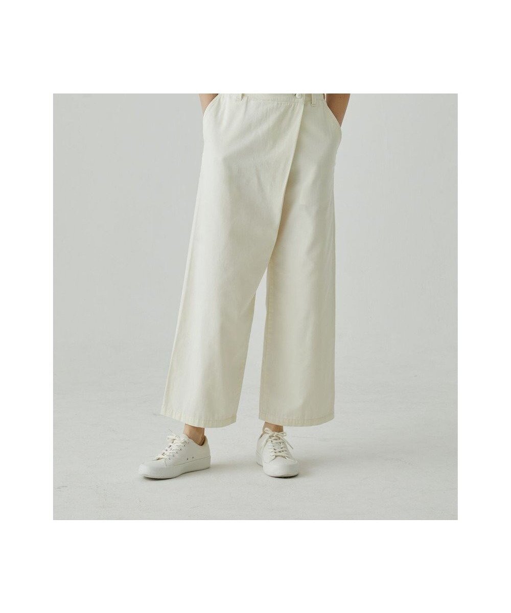【サキュウ/caqu】の【洗える/コットン100%】rap pants ドライタッチ強撚糸採用のワイドパンツ インテリア・キッズ・メンズ・レディースファッション・服の通販 founy(ファニー) 　ファッション　Fashion　レディースファッション　WOMEN　パンツ　Pants　インディゴ　Indigo　洗える　Washable　ジーンズ　Jeans　ストレート　Straight　ツイル　Twill　デニム　Denim　ハイライズ　High Rise　リネン　Linen　ワイド　Wide　A/W・秋冬　Aw・Autumn/Winter・Fw・Fall-Winter　S/S・春夏　Ss・Spring/Summer　夏　Summer　エレガント 上品　Elegant　ivory|ID: prp329100004506863 ipo3291000000031812910