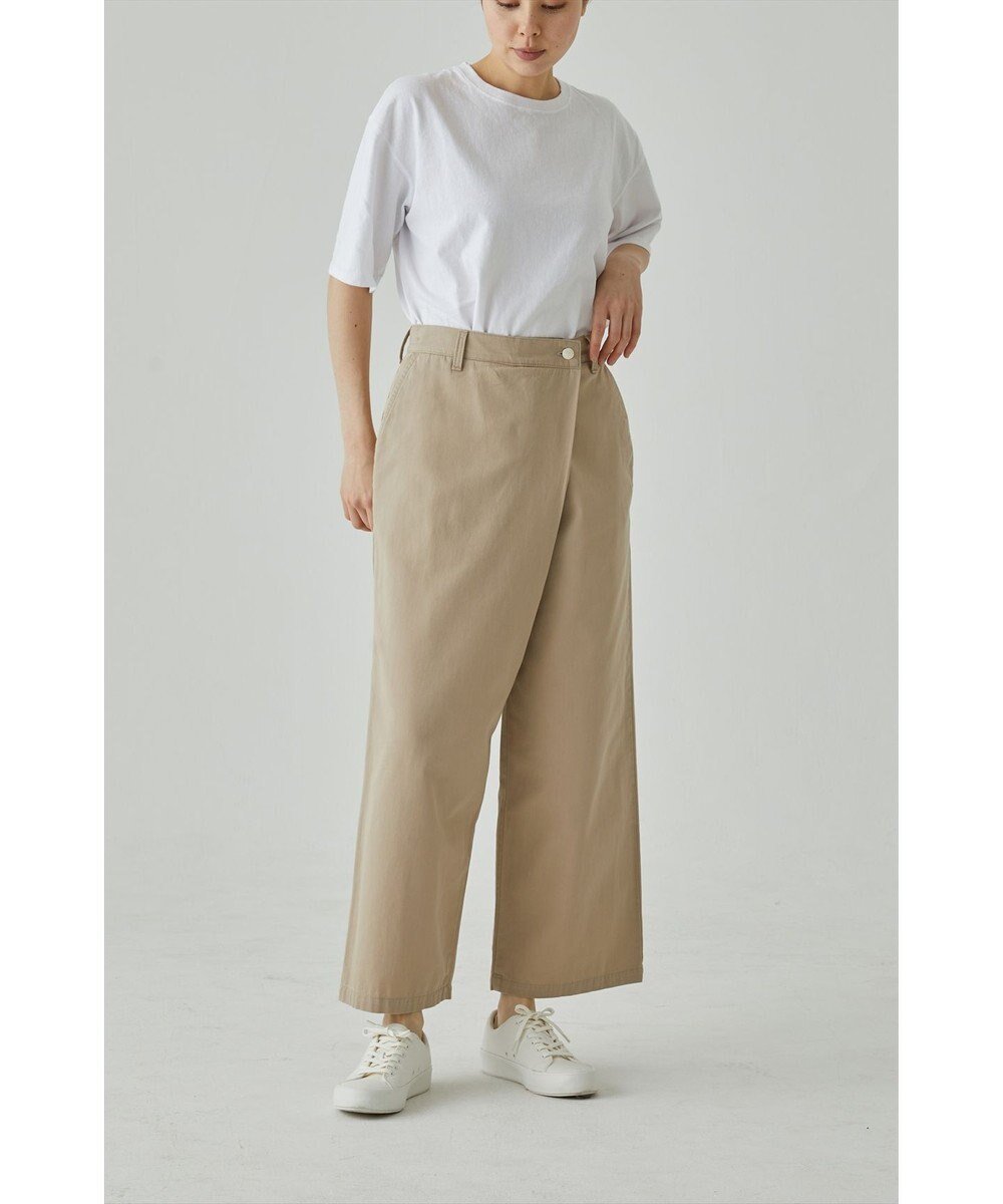 【サキュウ/caqu】の【洗える/コットン100%】rap pants ドライタッチ強撚糸採用のワイドパンツ インテリア・キッズ・メンズ・レディースファッション・服の通販 founy(ファニー) 　ファッション　Fashion　レディースファッション　WOMEN　パンツ　Pants　インディゴ　Indigo　洗える　Washable　ジーンズ　Jeans　ストレート　Straight　ツイル　Twill　デニム　Denim　ハイライズ　High Rise　リネン　Linen　ワイド　Wide　A/W・秋冬　Aw・Autumn/Winter・Fw・Fall-Winter　S/S・春夏　Ss・Spring/Summer　夏　Summer　エレガント 上品　Elegant　beige|ID: prp329100004506863 ipo3291000000031812913