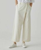 【サキュウ/caqu】の【洗える/コットン100%】rap pants ドライタッチ強撚糸採用のワイドパンツ 人気、トレンドファッション・服の通販 founy(ファニー) ファッション Fashion レディースファッション Fashion for Women パンツ Pants & Trousers インディゴ Indigo Denim 洗える Machine Washable ジーンズ Jeans, Denim Pants ストレート Straight, Straight Cut ツイル Twist, Twisted Detail デニム Denim, Jeans Material ハイライズ High Rise, High Waist リネン Linen, Linen Fabric ワイド Wide, Wide Fit A/W・秋冬 Autumn/Winter S/S・春夏 SS, Spring/Summer, Warm Season 夏 Summer エレガント 上品 Elegant thumbnail ivory|ID: prp329100004506863 ipo3291000000032740927