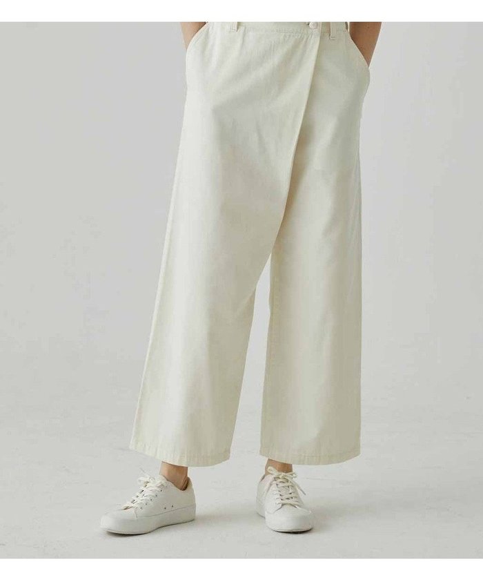 【サキュウ/caqu】の【洗える/コットン100%】rap pants ドライタッチ強撚糸採用のワイドパンツ インテリア・キッズ・メンズ・レディースファッション・服の通販 founy(ファニー) https://founy.com/ ファッション Fashion レディースファッション Fashion for Women パンツ Pants & Trousers インディゴ Indigo Denim 洗える Machine Washable ジーンズ Jeans, Denim Pants ストレート Straight, Straight Cut ツイル Twist, Twisted Detail デニム Denim, Jeans Material ハイライズ High Rise, High Waist リネン Linen, Linen Fabric ワイド Wide, Wide Fit A/W・秋冬 Autumn/Winter S/S・春夏 SS, Spring/Summer, Warm Season 夏 Summer エレガント 上品 Elegant |ID: prp329100004506863 ipo3291000000033247276