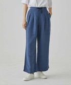 【サキュウ/caqu】の【洗える/リネンレーヨン】linen rayon easy pants ゆったりシルエット 柔らかワイドパンツ 人気、トレンドファッション・服の通販 founy(ファニー) ファッション Fashion レディースファッション WOMEN パンツ Pants 洗える Washable ジーンズ Jeans ストレート Straight デニム Denim フロント Front リネン Linen ワイド Wide A/W・秋冬 Aw・Autumn/Winter・Fw・Fall-Winter S/S・春夏 Ss・Spring/Summer 再入荷 Restock/Back In Stock/Re Arrival 夏 Summer thumbnail navy|ID: prp329100004506868 ipo3291000000032249535