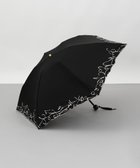 【アウロラ/AURORA】のBeaurance (ビューランス)刺繍晴雨兼用パラソル(折りたたみ傘) ブラック|ID: prp329100004506887 ipo3291000000032249752