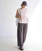 【アンフィーロ 自由区/UNFILO】の【吸水速乾/接触冷感】ラッシュガード ドロストパンツ チャコール|ID: prp329100004506901 ipo3291000000031910161