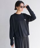 【アンフィーロ 自由区/UNFILO】の【吸水速乾/接触冷感】ラッシュガード ドロストプルオーバー ブラック|ID: prp329100004506907 ipo3291000000031910168