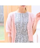 【フェルゥ/Feroux】の【ご好評につき今季も登場!・洗える】透かし編み カーディガン ピンク系|ID: prp329100004506915 ipo3291000000032643701