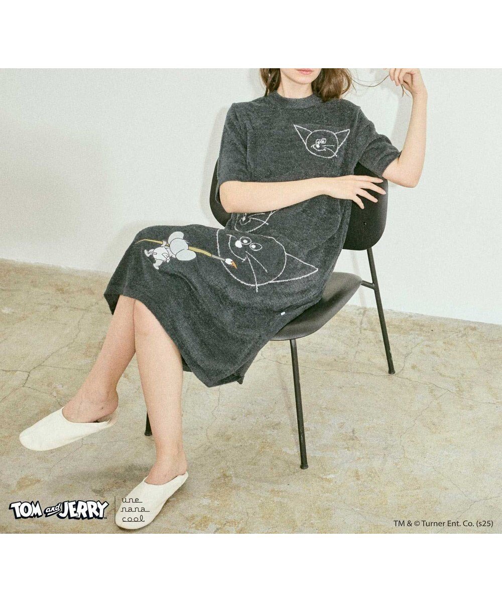【ウンナナクール/une nana cool】のトムとジェリー × une nana cool なめらかふわふわワンピース 人気、トレンドファッション・服の通販 founy(ファニー) 　ファッション　Fashion　レディースファッション　Ladies' Fashion Online　ワンピース　Dress　クール　Cool　コラボ　Collaboration　なめらか　Smooth　ネコ　Cat　 other-1|ID: prp329100004506940 ipo3291000000032593155