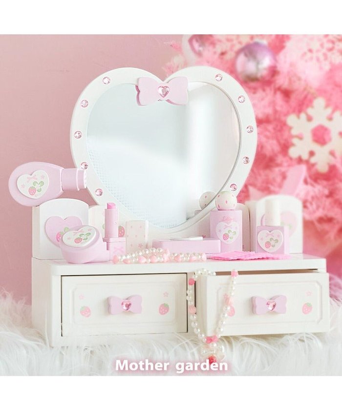 【マザーガーデン/Mother garden / KIDS】のスウィートストロベリー ハート ドレッサー インテリア・キッズ・メンズ・レディースファッション・服の通販 founy(ファニー) https://founy.com/ ファッション Fashion キッズファッション KIDS Children’s Clothing アクリル Acrylic ガラス Glass スウィート Sweet ネックレス Necklace パウダー Powder ビジュー Bijou フェイス Face ブレスレット Bracelet リップ Lip ギフト プレゼント Gift Present |ID: prp329100004508056 ipo3291000000032649484