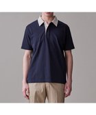 【ジェイ プレス/J.PRESS / MEN】のバイカラーラガー ポロシャツ ネイビー系|ID: prp329100004508160 ipo3291000000032086959