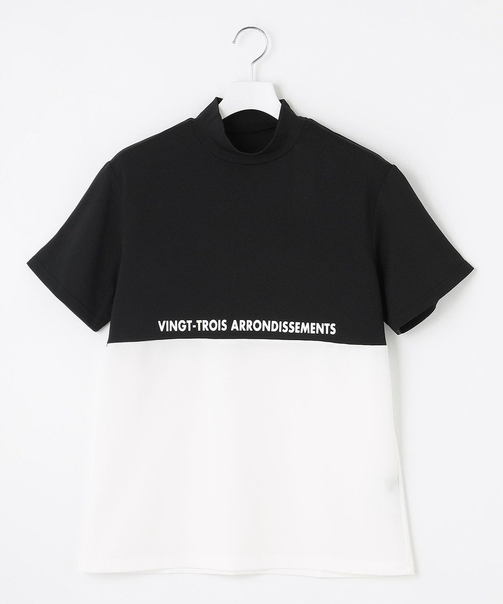【23区 ゴルフ/23区GOLF / MEN】の【MEN】【吸水速乾/UVカット】ストレッチ性抜群!ドライタッチで肌馴染みも◎カラーブロック モックネックシャツ インテリア・キッズ・メンズ・レディースファッション・服の通販 founy(ファニー) 　ファッション　Fashion　メンズファッション　MEN　トップス・カットソー　Tops/Tshirt/Men　シャツ　Shirts　ゴルフ　Golf　スウェット　Sweat　ストレッチ　Stretch　ブロック　Block　エレガント 上品　Elegant　吸水　Water Absorption　夏　Summer　春　Spring　S/S・春夏　Ss・Spring/Summer　ブラック系|ID: prp329100004508177 ipo3291000000032087234