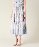 【グレース コンチネンタル/GRACE CONTINENTAL】のリボンプリントスカート ブルー|ID: prp329100004508192 ipo3291000000031941738