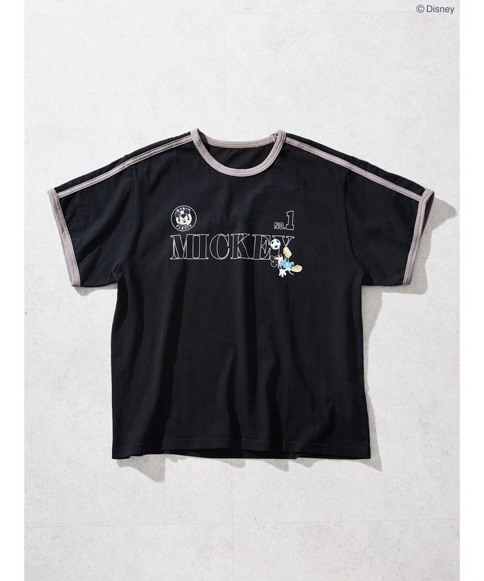 【アメリカンホリック/AMERICAN HOLIC】のラインTシャツ Black/Disney インテリア・キッズ・メンズ・レディースファッション・服の通販 founy(ファニー) https://founy.com/ ファッション Fashion レディースファッション WOMEN トップス・カットソー Tops/Tshirt シャツ/ブラウス Shirts/Blouses ロング / Tシャツ T-Shirts カットソー Cut and Sewn カットソー Cut And Sew サッカー Soccer デニム Denim トレンド Trend フロント Front プリント Print 夏 Summer 春 Spring S/S・春夏 Ss・Spring/Summer |ID: prp329100004508311 ipo3291000000031826140