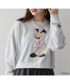 【グリーンパークス/Green Parks】のミッキー&フレンズ/ラメ裏毛ショートプルオーバー White|ID: prp329100004508389 ipo3291000000031826978