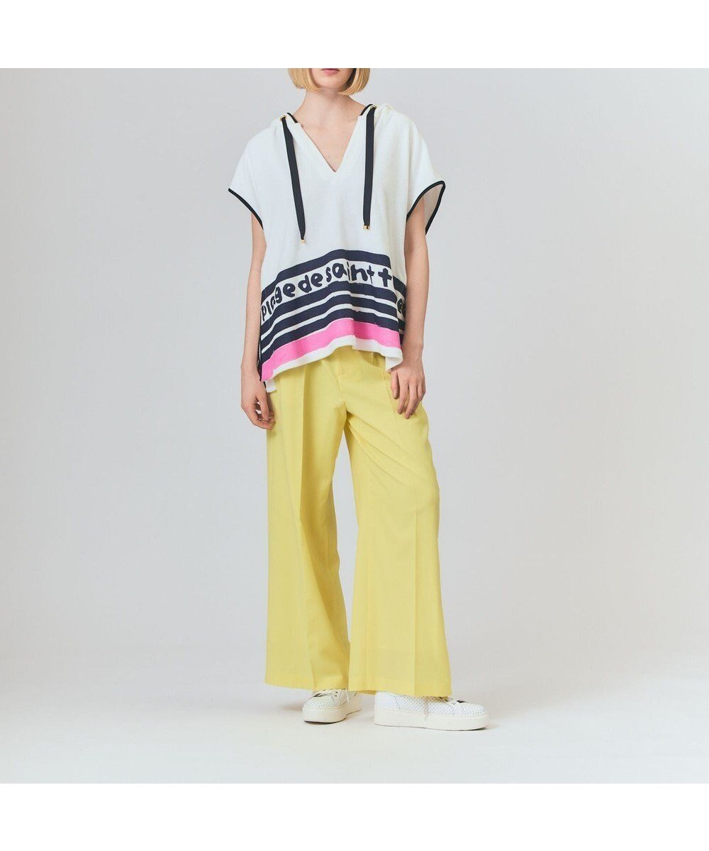 【グレース コンチネンタル/GRACE CONTINENTAL】のパイルポンチョフーディ 人気、トレンドファッション・服の通販 founy(ファニー) 　ファッション　Fashion　レディースファッション　WOMEN　アウター　Coat Outerwear　ポンチョ　Ponchos　デニム　Denim　ボーダー　Border　リラックス　Relax　ロング　Long　夏　Summer　手描き　Hand Drawn　春　Spring　S/S・春夏　Ss・Spring/Summer　水着　Swimsuit　 other-1|ID: prp329100004508451 ipo3291000000031827514