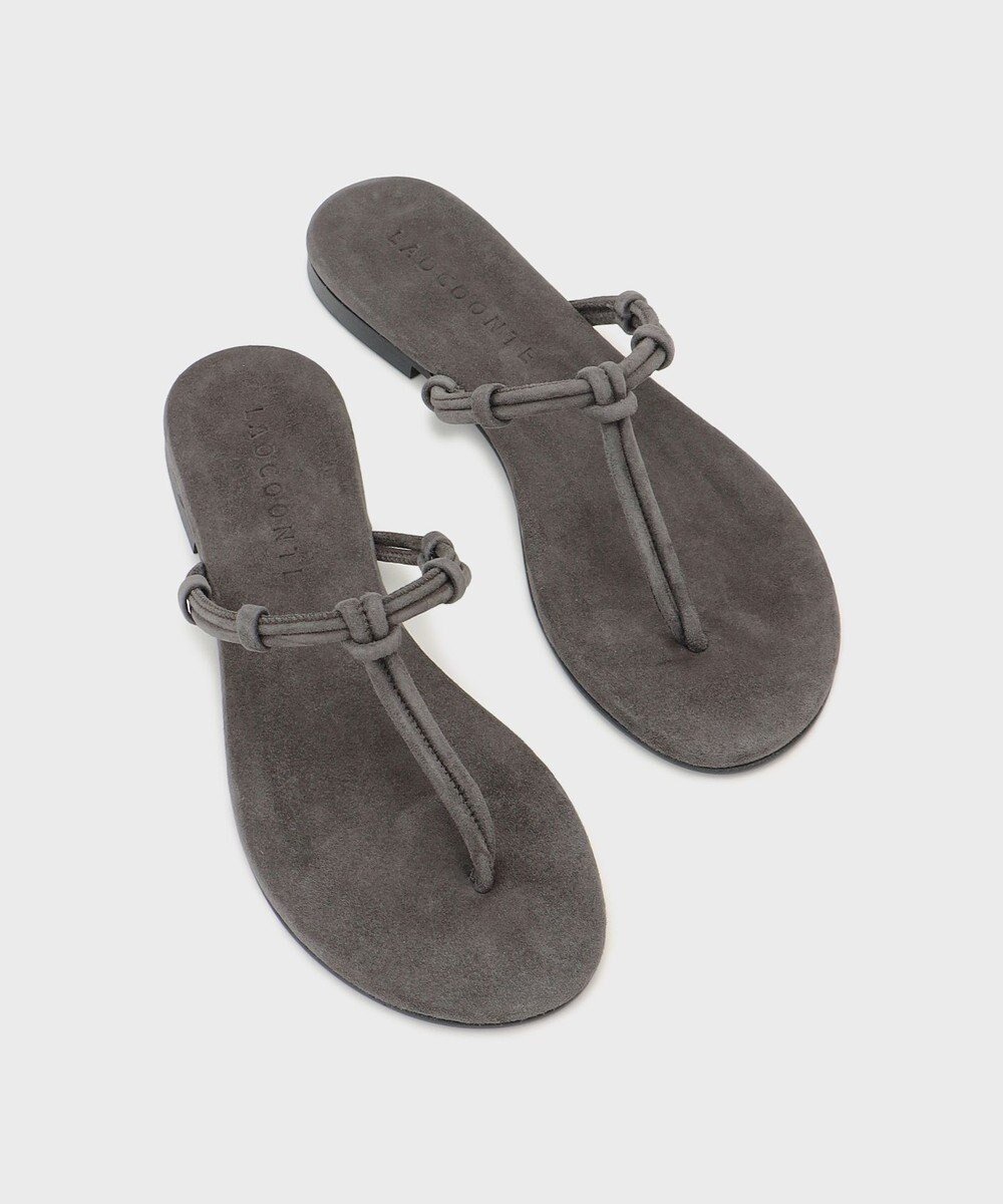 【グレース コンチネンタル/GRACE CONTINENTAL】のLC Elea Suede インテリア・キッズ・メンズ・レディースファッション・服の通販 founy(ファニー) 　ファッション　Fashion　レディースファッション　WOMEN　サンダル　Sandals　シューズ　Shoes　トレンド　Trend　バランス　Balance　フィット　Fit　ラップ　Wrap　ロング　Long　ワイド　Wide　夏　Summer　春　Spring　S/S・春夏　Ss・Spring/Summer　グレー|ID: prp329100004508457 ipo3291000000031868157