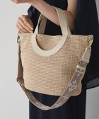 【ラシット/russet】の【2025SS新作】モノグラムテープ付きカゴ2wayトートバッグ(CE-1553) Ivory|ID: prp329100004508489 ipo3291000000032372807