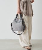 【ラシット/russet】の【2025SS新作】モノグラムテープ付きカゴ2wayトートバッグ(CE-1553) Gray|ID: prp329100004508489 ipo3291000000032372808