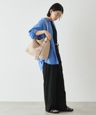 【ラシット/russet】の【2025SS新作】モノグラムテープ付きカゴ2wayバッグ(CE-1554) Ivory|ID: prp329100004508502 ipo3291000000031827784