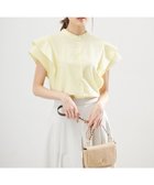 【組曲/KUMIKYOKU】の【前後着用可】ドライタッチダブルフレア ブラウス 人気、トレンドファッション・服の通販 founy(ファニー) ファッション Fashion レディースファッション Fashion for Women トップス・カットソー Cut & Sew Tops シャツ・ブラウス・オフィスカジュアル Elegant Blouses & Button-Ups 春 Spring サッカー Seersucker, Summer Fabric スタンド Stand Collar, Upright Stand ストライプ Stripe, Striped Pattern ストレッチ Stretch, Stretchy Fabric スリット Slit, Slit Detail ダブル Double, Double-Breasted フレア Flare, Flared S/S・春夏 SS, Spring/Summer, Warm Season おすすめ Recommended / Our Picks 夏 Summer thumbnail イエロー系|ID: prp329100004508512 ipo3291000000034379765