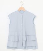 【組曲/KUMIKYOKU】の【先行予約・接触冷感・WEB限定】プレーティング天竺ティアード カットソー サックスブルー系|ID: prp329100004508526 ipo3291000000031827943