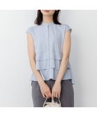 【組曲/KUMIKYOKU】の【WEB限定】プレーティング天竺ティアード カットソー 人気、トレンドファッション・服の通販 founy(ファニー) ファッション Fashion レディースファッション Fashion for Women トップス・カットソー Cut & Sew Tops シャツ・ブラウス・オフィスカジュアル Elegant Blouses & Button-Ups ロングTシャツ・Tシャツ Longline T-Shirts & Tees カットソー・ベーシックTシャツ Cut-and-Sewn Tops / Stretch Tees & Basics 春 Spring カットソー Cut and Sewn Top ティアード Tiered, Tiered Style デニム Denim, Jeans Material パール Pearl, Pearl Accent 半袖 Short Sleeve, Half Sleeve S/S・春夏 SS, Spring/Summer, Warm Season おすすめ Recommended / Our Picks 夏 Summer ビジネス 仕事 通勤 Business / Work / Commuting thumbnail サックスブルー系|ID: prp329100004508526 ipo3291000000033586822