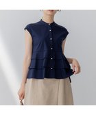 【組曲/KUMIKYOKU】の【WEB限定】プレーティング天竺ティアード カットソー 人気、トレンドファッション・服の通販 founy(ファニー) ファッション Fashion レディースファッション Fashion for Women トップス・カットソー Cut & Sew Tops シャツ・ブラウス・オフィスカジュアル Elegant Blouses & Button-Ups ロングTシャツ・Tシャツ Longline T-Shirts & Tees カットソー・ベーシックTシャツ Cut-and-Sewn Tops / Stretch Tees & Basics 春 Spring カットソー Cut and Sewn Top ティアード Tiered, Tiered Style デニム Denim, Jeans Material パール Pearl, Pearl Accent 半袖 Short Sleeve, Half Sleeve S/S・春夏 SS, Spring/Summer, Warm Season おすすめ Recommended / Our Picks 夏 Summer ビジネス 仕事 通勤 Business / Work / Commuting thumbnail ネイビー系|ID: prp329100004508526 ipo3291000000033586823