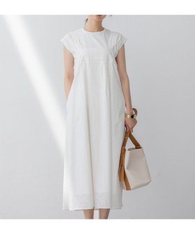 【組曲/KUMIKYOKU】のエンブロイダリーサック ワンピース 人気、トレンドファッション・服の通販 founy(ファニー) ファッション Fashion レディースファッション Fashion for Women ワンピース Dresses 春 Spring モチーフ Motif, Design Theme ラップ Wrap, Wrap Design レース Lace, Lace Fabric S/S・春夏 SS, Spring/Summer, Warm Season 夏 Summer |ID:prp329100004508529