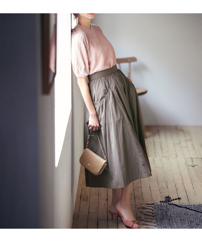 【組曲/KUMIKYOKU】のエアリータフタスカート インテリア・キッズ・メンズ・レディースファッション・服の通販 founy(ファニー) https://founy.com/ ファッション Fashion レディースファッション Fashion for Women スカート Skirts アウトドア Outdoor Clothing ウォーター Water 春 Spring ギャザー Gathered, Ruffled シンプル Simple, Minimal タフタ Taffeta, Structured Fabric フィット Fit, Slim Fit ボトム Bottoms, Lower Wear ポケット Pocket, Pocket Detail ワッシャー Washer, Crinkled Finish S/S・春夏 SS, Spring/Summer, Warm Season おすすめ Recommended / Our Picks 夏 Summer |ID: prp329100004508533 ipo3291000000035846636