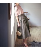 【組曲/KUMIKYOKU】のエアリータフタスカート モカグレー系|ID: prp329100004508533 ipo3291000000035846640