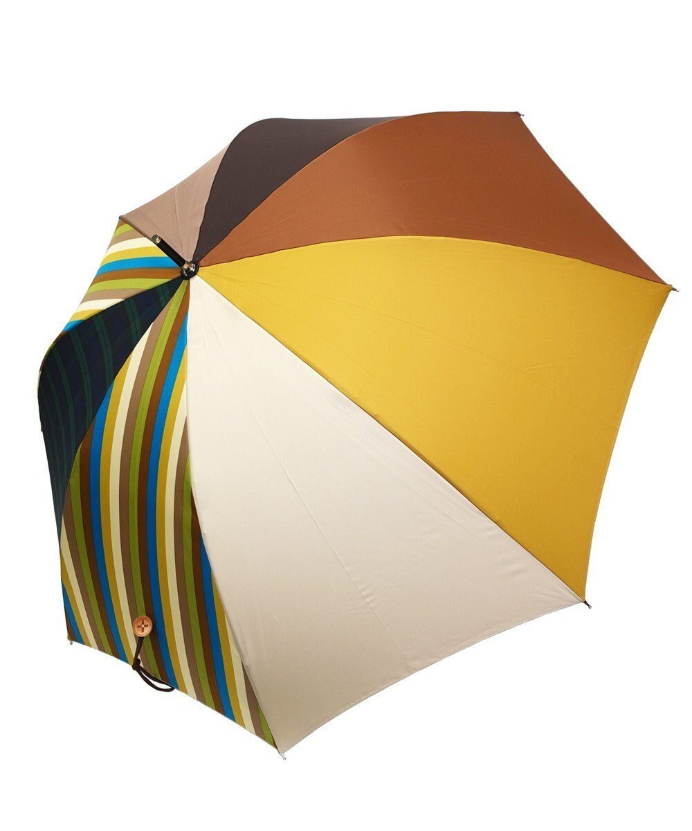 【プラスリング/+RING】の【UVカット95%以上】【UPF50+】プラスリング 長傘60cm MLT T1272 インテリア・キッズ・メンズ・レディースファッション・服の通販 founy(ファニー) 　ファッション　Fashion　レディースファッション　Ladies' Fashion Online　傘 / レイングッズ　Umbrellas/Rainwear　おすすめ　Recommend　グラス　Glass　ラップ　Wrap　傘　Umbrella　マルチカラー|ID: prp329100004508535 ipo3291000000032592992