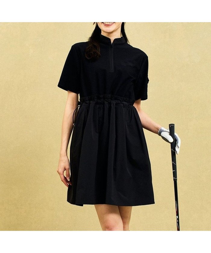 【23区 ゴルフ/NIJYUSANKU GOLF】の【WOMEN】機能に優れた新素材「AIR TOOL」で暑い夏を快適に コンビ素材 ワンピース 接触冷感 UVカット 高通気 ストレッチ イージーケア インテリア・キッズ・メンズ・レディースファッション・服の通販 founy(ファニー) https://founy.com/ ファッション Fashion レディースファッション WOMEN ワンピース Dress ドレス Party Dresses 春 Spring コンビ Combination 軽量 Lightweight サークル Circle ストレッチ Stretch スポーツ Sports タフタ Taffeta ドレス Dress ポケット Pocket ポーチ Pouch メッシュ Mesh S/S・春夏 Ss・Spring/Summer 夏 Summer 旅行 Travel エレガント 上品 Elegant ゴルフ Golf |ID: prp329100004508537 ipo3291000000031909802