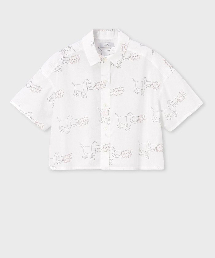 【ポール スミス/Paul Smith】のDrawn by Paul Dog 半袖シャツ インテリア・キッズ・メンズ・レディースファッション・服の通販 founy(ファニー) https://founy.com/ ファッション Fashion レディースファッション WOMEN トップス・カットソー Tops/Tshirt シャツ/ブラウス Shirts/Blouses クロップド Cropped コレクション Collection トレンド Trend モチーフ Motif 半袖 Short Sleeve 夏 Summer 手描き Hand Drawn S/S・春夏 Ss・Spring/Summer 犬 Dog A/W・秋冬 Aw・Autumn/Winter・Fw・Fall-Winter |ID: prp329100004508541 ipo3291000000031828034