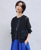 【アイシービー/iCB】の【洗える】Ta/Peメッシュ ブルゾン ブラック系|ID: prp329100004508558 ipo3291000000032459356