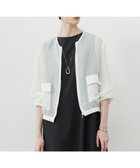 【アイシービー/iCB】の【洗える】Ta/Peメッシュ ブルゾン オフホワイト系|ID: prp329100004508558 ipo3291000000032459357
