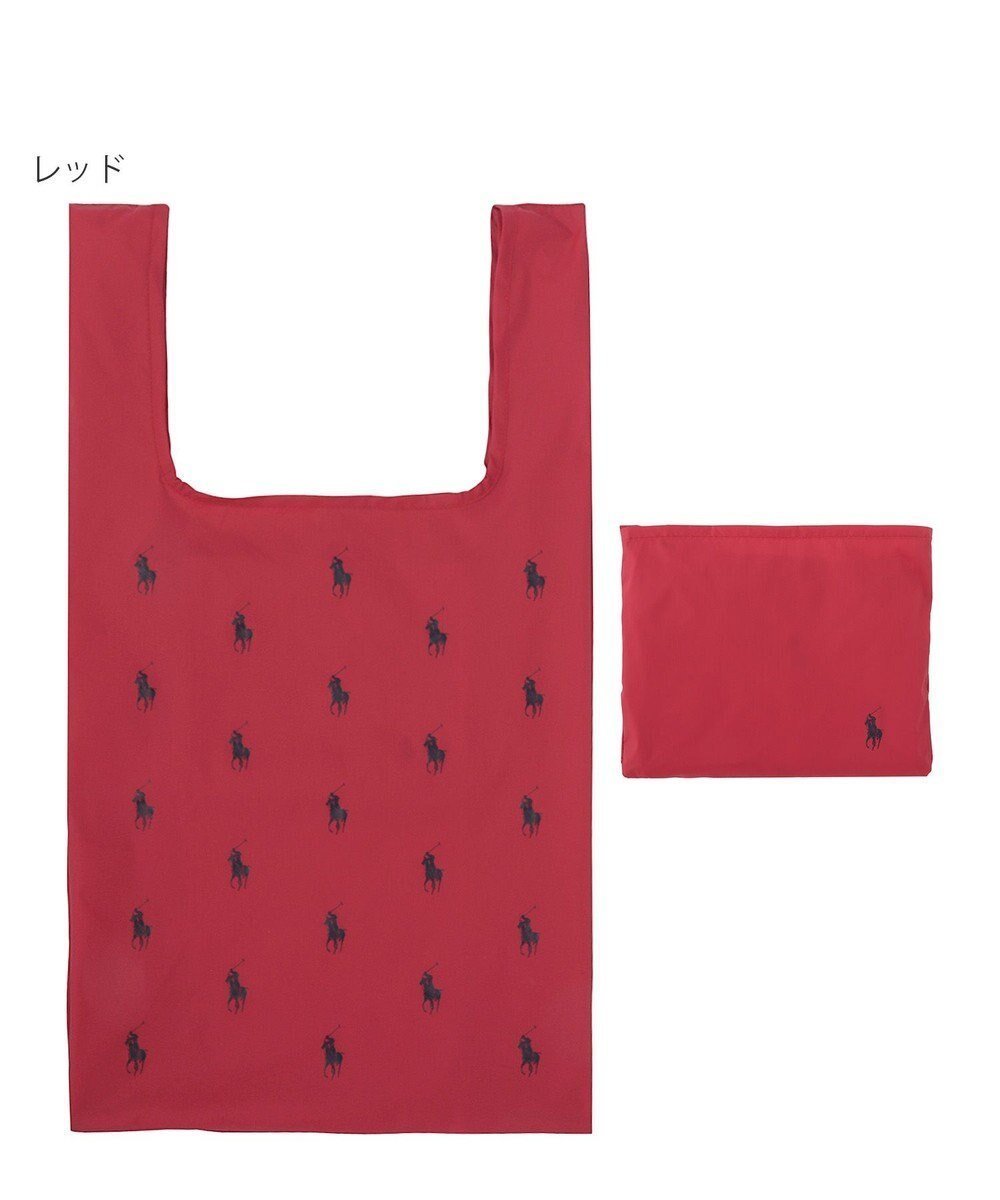 【ムーンバット/MOONBAT】のPOLO RALPH LAUREN ポロポニー ポケッタブル レインバック インテリア・キッズ・メンズ・レディースファッション・服の通販 founy(ファニー) 　ファッション　Fashion　レディースファッション　Fashion for Women　バッグ　Bags　コンパクト　Compact, Small Size　レッド|ID: prp329100004508751 ipo3291000000032742501