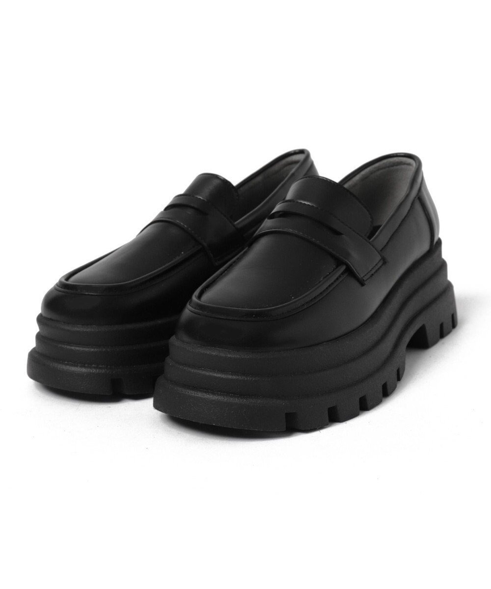 【ウィゴー/WEGO】の【SCHOOLITEM】スクール厚底ローファー インテリア・キッズ・メンズ・レディースファッション・服の通販 founy(ファニー) 　ファッション　Fashion　レディースファッション　WOMEN　シューズ　Shoes　スマホ　Smartphone　ドレス　Dress　ビジネス 仕事 通勤　Business　厚底　Platforms　ブラック|ID: prp329100004508781 ipo3291000000031830487
