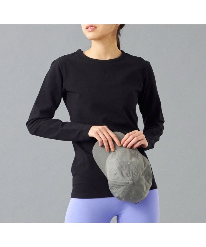 【チャコット/Chacott】のChacott BALANCE LoveCotton 長袖Tシャツ インテリア・キッズ・メンズ・レディースファッション・服の通販 founy(ファニー) https://founy.com/ ファッション Fashion レディースファッション Fashion for Women トップス・カットソー Cut & Sew Tops シャツ・ブラウス・オフィスカジュアル Elegant Blouses & Button-Ups ロングTシャツ・Tシャツ Longline T-Shirts & Tees 春 Spring コンパクト Compact, Small Size シンプル Simple, Minimal ストレッチ Stretch, Stretchy Fabric 長袖 Long Sleeve, Full Sleeve フィット Fit, Slim Fit ベーシック Basic, Essential ボトム Bottoms, Lower Wear 半袖 Short Sleeve, Half Sleeve S/S・春夏 SS, Spring/Summer, Warm Season 夏 Summer |ID: prp329100004508898 ipo3291000000032744565