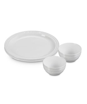 【ヤマト テーブル&キッチン/YAMATO Table & Kitchen】の【ル・クルーゼ】LC テーブルウェア・セット ホワイトラスター 人気、トレンドファッション・服の通販 founy(ファニー) ファッション Fashion レディースファッション Ladies' Fashion Online テーブル Table プレート Plate |ID:prp329100004508955