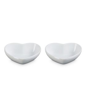 【ヤマト テーブル&キッチン/YAMATO Table & Kitchen】の【ル・クルーゼ】ハート・ディッシュ(S)(2個入り) ホワイトラスター 人気、トレンドファッション・服の通販 founy(ファニー) ファッション Fashion レディースファッション WOMEN デザート Dessert |ID:prp329100004508974