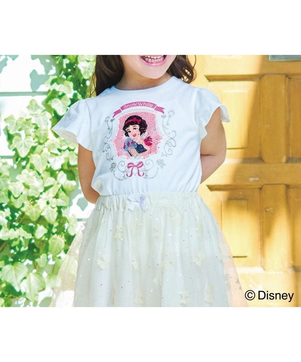 【エニファム/any FAM / KIDS】の【ディズニープリンセス/フローズン】ミラクルスパンコールTシャツ インテリア・キッズ・メンズ・レディースファッション・服の通販 founy(ファニー) 　ファッション　Fashion　キッズファッション　KIDS Children’s Clothing　トップス・カットソー　Tops/Tees/Kids　春　Spring　カットソー　Cut And Sew　キャラクター　Character　スパンコール　Sequins　パターン　Pattern　プリント　Print　半袖　Short Sleeve　モチーフ　Motif　S/S・春夏　Ss・Spring/Summer　夏　Summer　オフホワイト(白雪姫)|ID: prp329100004509232 ipo3291000000032536620