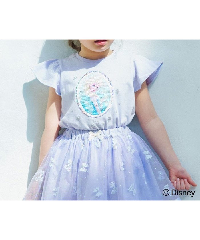 【エニィ/ANY / KIDS】の【ディズニープリンセス/フローズン】ミラクルスパンコールTシャツ インテリア・キッズ・メンズ・レディースファッション・服の通販 founy(ファニー) https://founy.com/ ファッション Fashion キッズファッション Fashion for Kids トップス・カットソー Cut & Sew Tops 春 Spring カットソー Cut and Sewn Top キャラクター Character, Licensed Characters スパンコール Sequins, Sequin Embellishment パターン Pattern, Design Print プリント Print, Printed Pattern 半袖 Short Sleeve, Half Sleeve モチーフ Motif, Design Theme S/S・春夏 SS, Spring/Summer, Warm Season 夏 Summer |ID: prp329100004509232 ipo3291000000035598011
