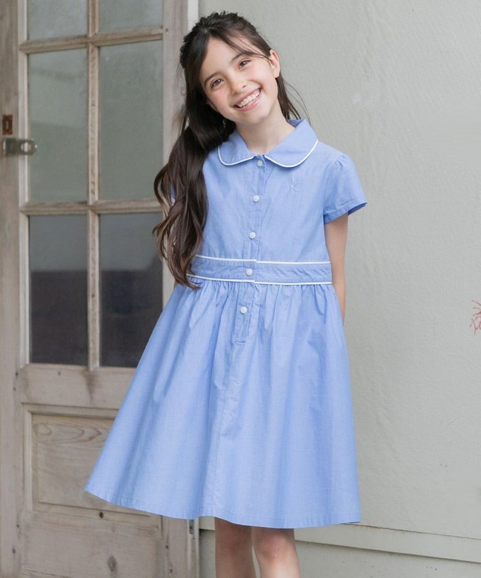 【組曲 / KIDS/KUMIKYOKU】の【110-140㎝】シャンブレー ワンピース インテリア・キッズ・メンズ・レディースファッション・服の通販 founy(ファニー) https://founy.com/ ファッション Fashion キッズファッション KIDS Children’s Clothing ワンピース Dress/Kids シャンブレー Chambray パイピング Piping 夏 Summer 春 Spring S/S・春夏 Ss・Spring/Summer |ID: prp329100004509253 ipo3291000000032550070