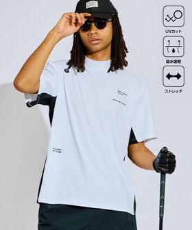 【ピーダブリュサーキュラス/PW CIRCULUS / MEN】の【吸水速乾 / UV遮蔽率96.3% UVカット / ストレッチ】【MEN】メッシュコンボモックネックT 人気、トレンドファッション・服の通販 founy(ファニー) ファッション Fashion メンズファッション MEN トップス・カットソー Tops/Tshirt/Men シャツ Shirts 春 Spring カットソー Cut And Sew 切替 Switching 吸水 Water Absorption ストレッチ Stretch プリント Print メッシュ Mesh モックネック Mock Neck S/S・春夏 Ss・Spring/Summer 夏 Summer ゴルフ Golf |ID:prp329100004509268