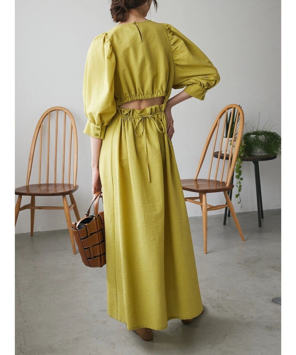【グリーンパークス/Green Parks】のAnriettMusee バックカットワークワンピース 人気、トレンドファッション・服の通販 founy(ファニー) 　ファッション　Fashion　レディースファッション　Fashion for Women　ワンピース　Dresses　エレガント 上品　Elegant　春　Spring　シンプル　Simple, Minimal　スリーブ　Sleeve, Long Sleeve / Short Sleeve　フランス　France, French　フレア　Flare, Flared　ポケット　Pocket, Pocket Detail　S/S・春夏　SS, Spring/Summer, Warm Season　おすすめ　Recommended / Our Picks　夏　Summer　ビジネス 仕事 通勤　Business / Work / Commuting　 other-1|ID: prp329100004509312 ipo3291000000033410666